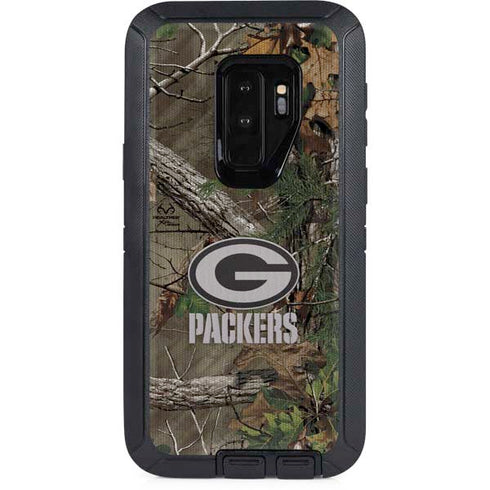 NFL Green Bay Packers Realtree Xtra Green Camo Otterbox Defender Galaxy Skin